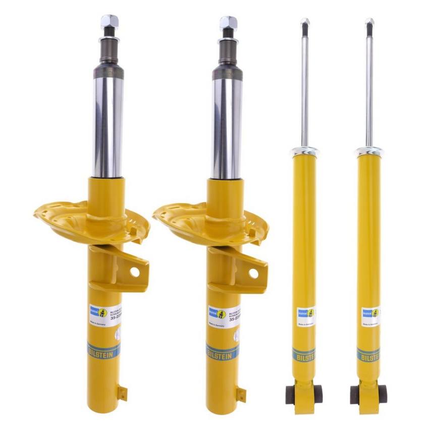 VW Suspension Strut and Shock Absorber Assembly Kit - Front and Rear (B8 Performance Plus) - Bilstein 3810432KIT